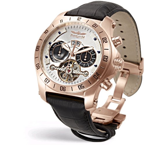 Perigaum Transatlantic Automatic Watch P-0605-Rw