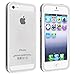 PC + TPU Clear Frame Bumper Case Cover Skin for iPhone 5 White