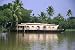 Houseboat Cruise through the Backwaters, Kerala, India - 24"W x 16"H - Peel and Stick Wall Decal by Wallmonkeys