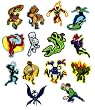 14 Large Ben 10 Alien Force Stickers