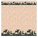 Expressions Woodland Silhouettes Shower Curtain