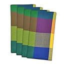 DII 100% Cotton, Oversized Basic Everyday 20x 20" Napkin, Set of 4, Palette Check