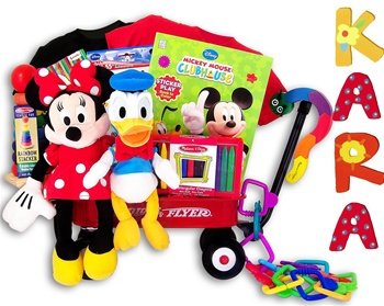 Disney Minnie Mouse Clubhouse Baby Gift Basket – Personalized