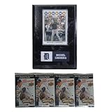 MLB Card Plaques - Detroit Tigers-Miguel Cabrera with Free 4 Packs of MLB Trading Cards