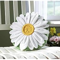 Daisy Flower Shaped Decorative Throw Pillow By Collections Etc