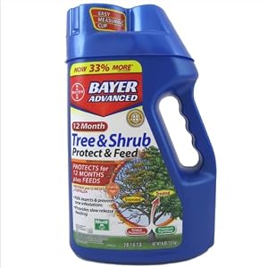 Bayer 701600A 12-Month Tree and Shrub Protect and Feed Granules, 3-Pound
