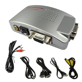 Proxima Direct� PC VGA to TV Composite Video RGB Converter / TV AV RCA S-Video Adapter Converter Box -- ** Comes with free 3.5mm Jack to 2x RCA Phono stereo audio cable **Send by 1st Class delivery within 24 hours**