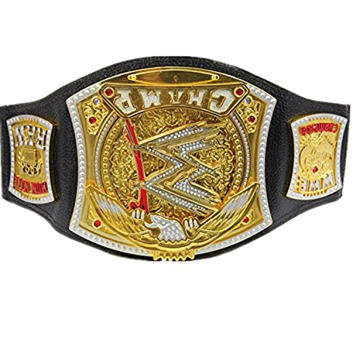 CHENRUI WWE Letters Can Rotate 360 Degrees Plastic Toy Gold Belt
