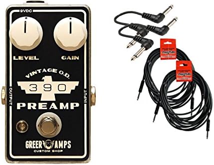 Greer Amps 390 OD Preamp Cable Bundle w/ 4 free Items: 2x 18.6' Strukture Cables, 2x Hosa Patch Cables