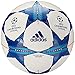 adidas Performance Champions League Finale 15 Capitano Soccer Ball, White/Bright Cyan/Bright Blue, Size 5