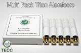 51bUo8yt5OL. SL160  510 Titan/Tornado eCigarette Atomiser   5 Pack   White