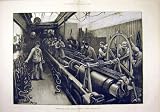 1880 TEST CHAIN CABLES CHATHAM DOCKS SLACKING-OFF PRINT