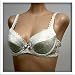  : Jasmin 2 Pack $34 Ivory Lace Trimmed Bra #2575 sz 38AA