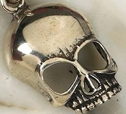 Gothic Medieval Skull Necklace Pendant New (the digital angel)