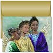Three Heavenly Angels - Religious Christmas Cards -