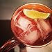 Moscow Mule Mugs, Pure Copper Mugs with Riveted Handles, Unlined Authentic Moscow Mule Mugs, Includes 15 Moscow Mule Recipes and 100 Variations, 22oz Capacity - Solid Copper