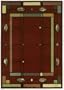 Shaw Area Rugs: Phillip Crowe Timber Creek Rug: Mission Leaf Scarlet Red 08800: 9'3"x12'11" Rectangl