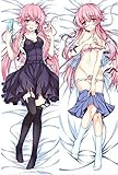Japan Anime Future Diary Gasai Yuno Decorative Hugging Body Pillow Cover Case Double-sided 59.06'x19.69'