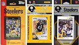 NFL Pittsburgh Steelers 3 Different Licensed Trading Card Team Sets