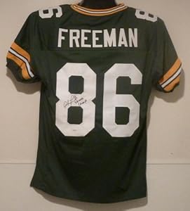 Antonio Freeman Autographed Green Bay Packers green size XL Jersey w/