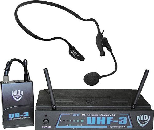 Nady UHF-3 Headset HM-3 Wireless System MU5/495.55
