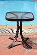Hampton Outdoor Patio Side Table - Bronze
