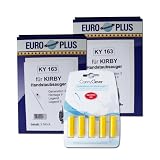 Euro Plus KY 163/2 2er Pack Kirby Staubsaugerbeutel und 5 Conny Clever Duftstaebchen