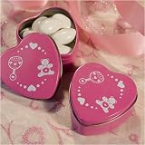 Baby themed pink mint tins Set of 50 (Set of 50) - Baby Shower Gifts & Wedding Favors