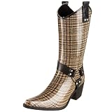 Nomad Footwear Women's Harness Rain Boot,Brown/Black plaid,9 M US