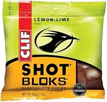 Clif Shot Bloks Organic Energy Chews, Lemon-Lime, 2.1-Ounce Bags (Pack of 12)