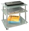 Links 50200100 RETTUCI TV-Wagen Glas-Metall 60x45x54 cm