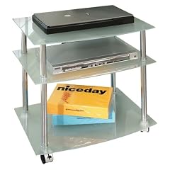 Links 50200100 RETTUCI TV-Wagen Glas-Metall 60x45x54 cm