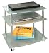 Links 50200100 RETTUCI TV-Wagen Glas-Metall 60x45x54 cm
