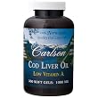 Cod Liver Oil with Low Vitamin A by Carlson - 300 Softgels
