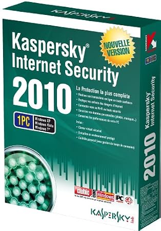 Kaspersky internet security 2010 (1 poste, 1 an)