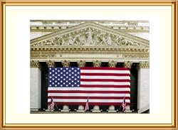 Wall Street - Beautiful Gold Framed 24x20" Photographic Print by Carol M. Highsmith