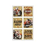 Image of Harley Davidson Stickers (4 sheets)