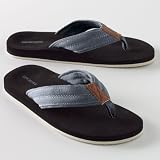 Dockers® Blue Canvas Flip-Flops – Size 11/12
