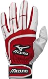 Mizuno Adult Franchise Batting Gloves - Red