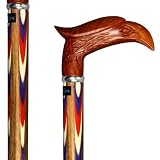 Royal Canes Carved Eagle Exotic Wood Cane