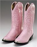 Renton Western Wear - Child Pink Mesquite Cowboy Boot