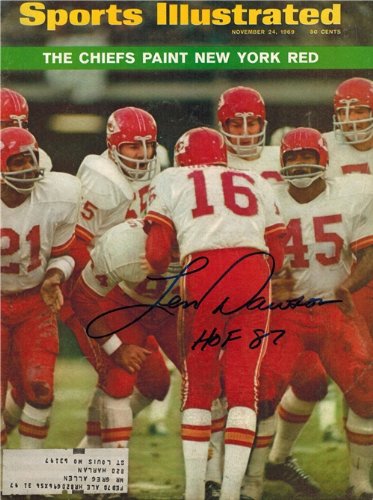Len Dawson Autographed/Hand Signed Chiefs Sports Illustrated 11/24/69