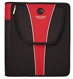 Five Star 1.5 Inch  Tech Binder, Red/Black (72457)