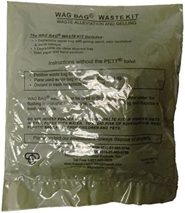 Wag Bag, Military Waste Kit, Box of 100