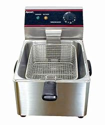 Adcraft Deep Fryer Single 6 Liter No Faucet DF6L