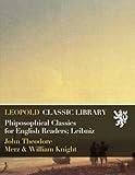 Phiposophical Classics for English Readers; Leibniz