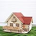 Young Modeler Desktop Wooden Model Kit Log House Cafe