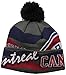 NHL Montreal Canadiens Men's Face-Off Cuffed Pom Knit Cap, One Size, Gray