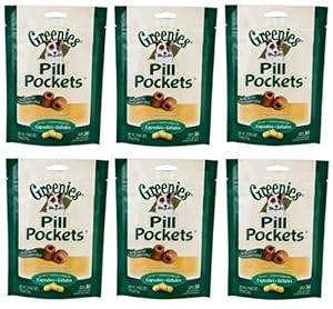 GREENIES 6-Pack Pill Pockets for Dogs, 7.9-Ounce
