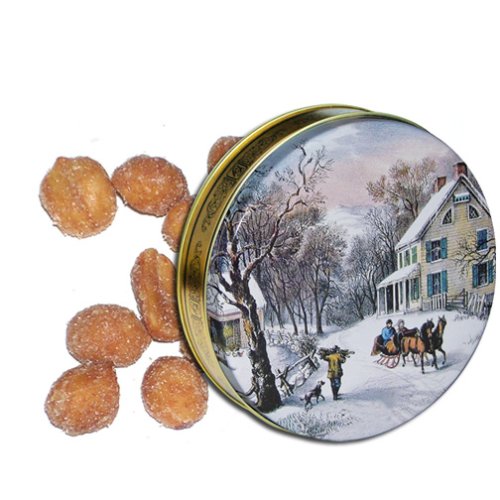 2 lb Honey Roasted Peanuts Tin - Currier & Ives by Catoctin Kettle Korn